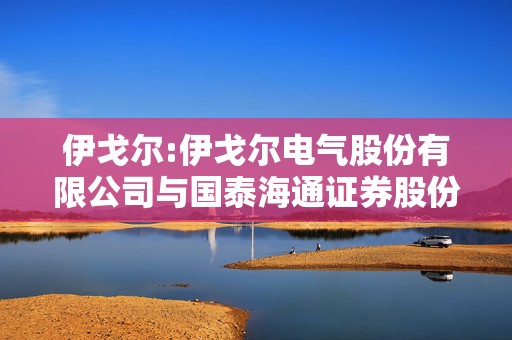 伊戈尔:伊戈尔电气股份有限公司与国泰海通证券股份有限公司关于申请向特定对象发行股票的审核问询函的回复（豁免版）