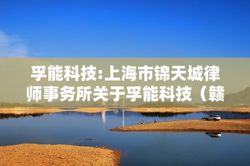 孚能科技:上海市锦天城律师事务所关于孚能科技（赣州）股份有限公司2025年第二次临时股东大会的法律意见书
