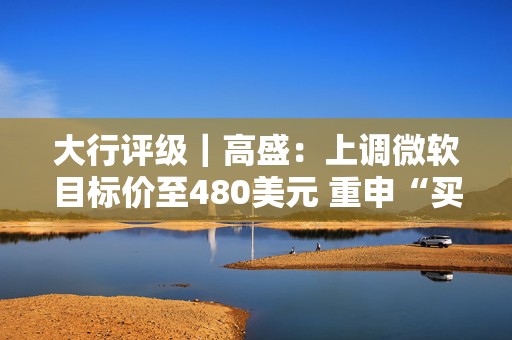 大行评级｜高盛：上调微软目标价至480美元 重申“买入”评级