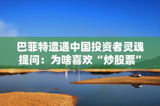 巴菲特遭遇中国投资者灵魂提问：为啥喜欢“炒股票”，而不多买几套房？
