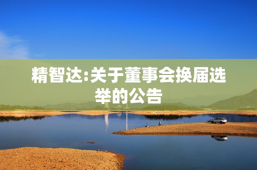 精智达:关于董事会换届选举的公告