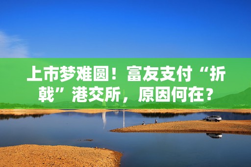 上市梦难圆！富友支付“折戟”港交所，原因何在？