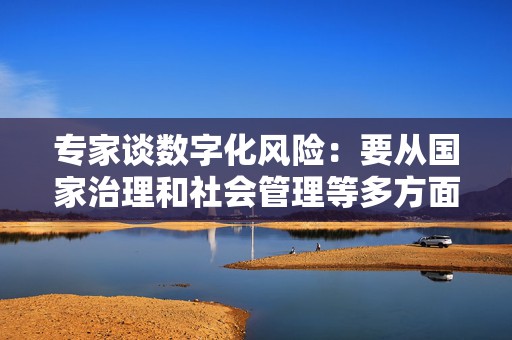 专家谈数字化风险：要从国家治理和社会管理等多方面采取措施