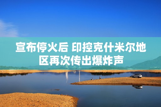 宣布停火后 印控克什米尔地区再次传出爆炸声