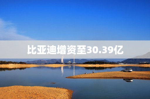 比亚迪增资至30.39亿