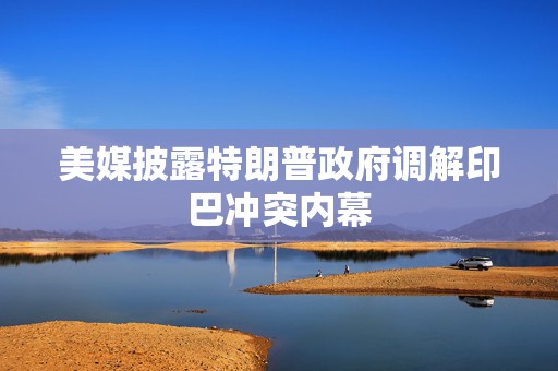 美媒披露特朗普政府调解印巴冲突内幕