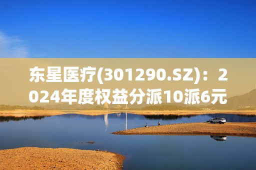 东星医疗(301290.SZ)：2024年度权益分派10派6元 股权登记日5月14日