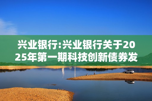 兴业银行:兴业银行关于2025年第一期科技创新债券发行情况的公告