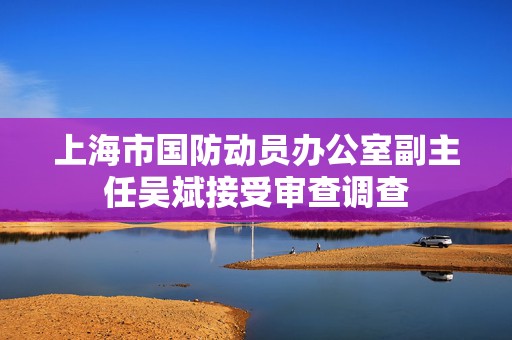 上海市国防动员办公室副主任吴斌接受审查调查
