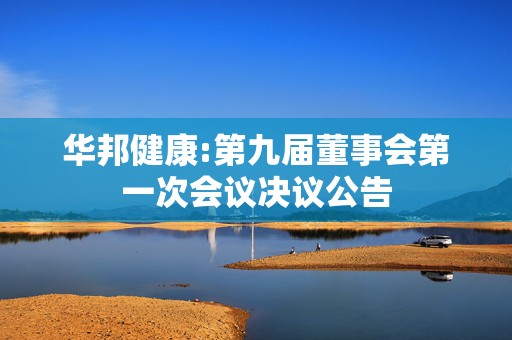 华邦健康:第九届董事会第一次会议决议公告