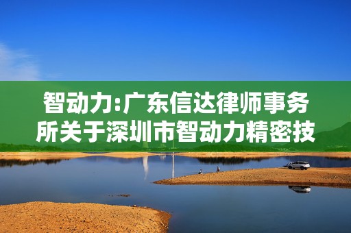 智动力:广东信达律师事务所关于深圳市智动力精密技术股份有限公司2024年年度股东大会法律意见书