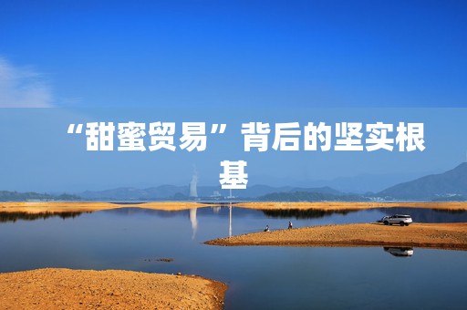 “甜蜜贸易”背后的坚实根基  第1张