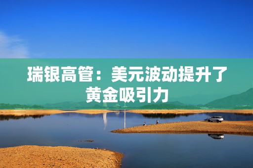 瑞银高管：美元波动提升了黄金吸引力