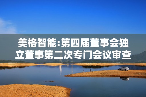 美格智能:第四届董事会独立董事第二次专门会议审查意见