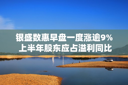 银盛数惠早盘一度涨逾9% 上半年股东应占溢利同比增加逾23倍