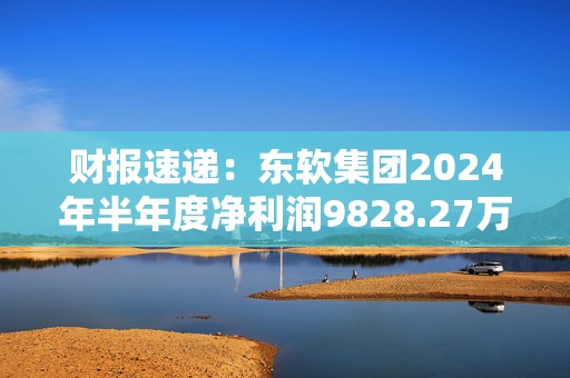 财报速递：东软集团2024年半年度净利润9828.27万元  第1张